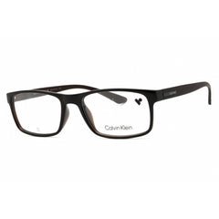 Calvin Klein Men's Eyeglasses - Crystal Brown Full Rim Rectangular Frame | CK19569 210