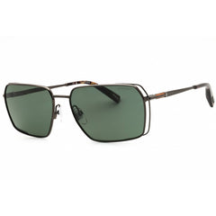 Chopard Men's Sunglasses - Shiny Gunmetal Full Rim Rectangular Frame | SCHG90 568P