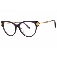 Chopard Women's Eyeglasses - Shiny Transparent Purple Cat Eye Frame | VCH332S 06LA
