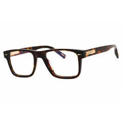 Chopard Men's Eyeglasses - Shiny Havana Acetate Full Rim Rectangular | VCH341 0722