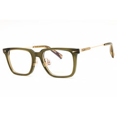 Chopard Men's Eyeglasses - Transparent Olive Green Acetate Square Frame | VCH346 09HF
