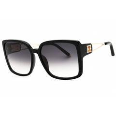 Escada Women's Sunglasses - Shiny Black Acetate Full Rim Oversized Frame | SESD31 0700