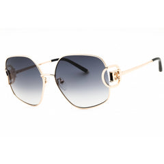 Escada Women's Sunglasses - Shiny Rose Gold Metal Full Rim Oversized | SESD91 0300