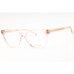 Escada Women's Eyeglasses - Shiny Old Pink Acetate Full Rim Cat Eye Frame | VESC53 096