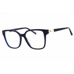 Escada Women's Eyeglasses - Blue Transparent Azure Acetate Square Frame | VESD56 0J62