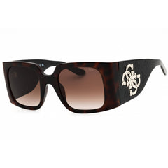 Guess Women's Sunglasses - Dark Havana Injected Propionate Square | GU00201-H 52F