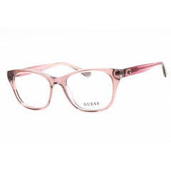 Guess Women's Eyeglasses - Beige/Other Acetate Full Rim Cat Eye Frame | GU2678 059