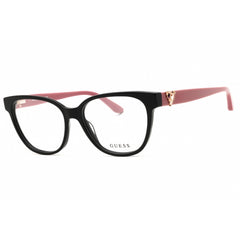 Guess Women's Eyeglasses - Black/Other Acetate Full Rim Cat Eye Frame | GU2855-S 005