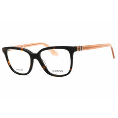 Guess Women's Eyeglasses - Dark Havana Acetate Full Rim Square Frame | GU2937-N 052