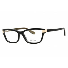 Guess Women's Eyeglasses - Shiny Black Acetate Full Rim Cat Eye Frame | GU2956 001