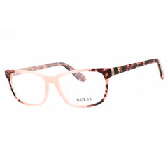 Guess Women's Eyeglasses - Pink/Other Acetate Full Rim Cat Eye Frame | GU2961-D 074
