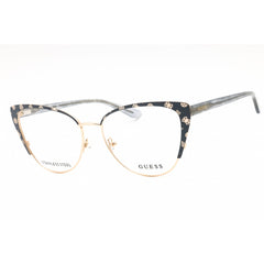 Guess Women's Eyeglasses - Grey/Other Metal Full Rim Cat Eye Shape Frame | GU50121 020