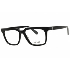 Guess Men's Eyeglasses - Shiny Black Acetate Full Rim Square 55mm Frame | GU50133 001