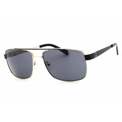 Guess Men's Sunglasses - Gold Metal Full Rim Pilot Shape Frame Smoke Lens | GU6968 32A
