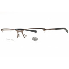 Harley Davidson Men's Eyeglasses - Matte Gunmetal Rectangular 57mm Frame | HD0979 009