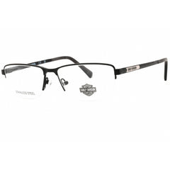 Harley Davidson Men's Eyeglasses - Matte Black Rectangular 53mm Frame | HD50032 002