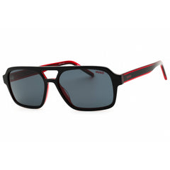 Hugo Men's Sunglasses - Black Red Plastic Full Rim Navigator Frame | HG 1241/S 0OIT IR