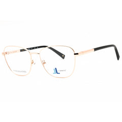 J. Landon Women's Eyeglasses - Shiny Rose Gold Metal Full Rim Cat Eye | JL50003 028