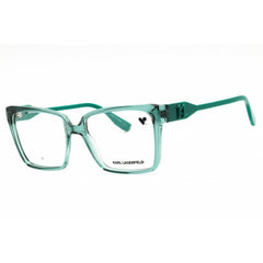 Karl Lagerfeld Women's Eyeglasses - Green Injected Propionate Square | KL6110 300