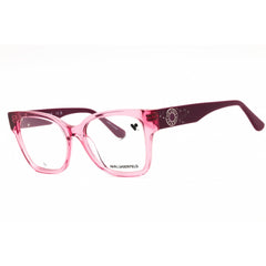 Karl Lagerfeld Women's Eyeglasses - Strawberry Acetate Full Rim Square | KL6111R 628