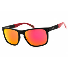 Levi's Men's Sunglasses - Matte Black Red Plastic Square Frame | LV 5058/S 0BLX UZ