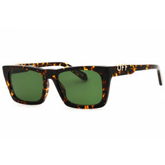 Off-White Unisex Sunglasses - Havana Plastic Full Rim Square Shape Frame | ALBANY 6055