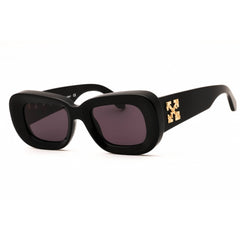 Off-White Women's Sunglasses - Black Plastic Full Rim Oval Shape Frame | CARRARA 1007