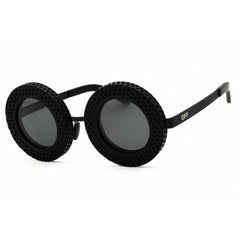 Off-White Women's Sunglasses - Black Acetate Full Rim Round Shape Frame | CHICAGO 1007