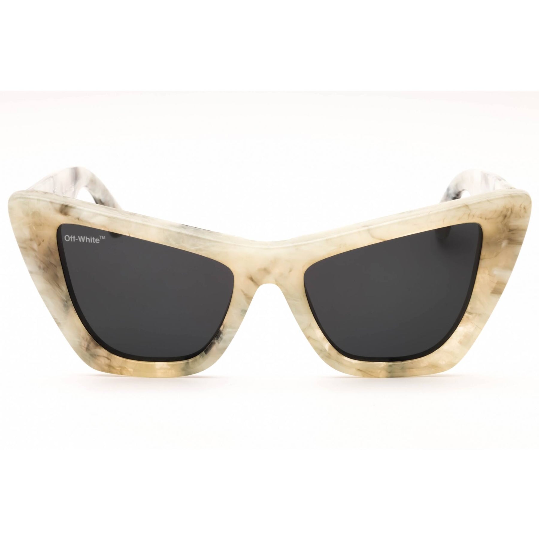 NEW OFF-WHITE CAT EYE SUNGLASSES EDVARD 807 MARBLE GREY OFF-WHITE WOMEN EYEWEAR Off-White | Edvard sunglasses | OPSF - ONEPOINTSEVENFOUR main image 2