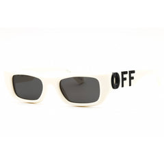 Off-White Unisex Sunglasses - White Plastic Full Rim Rectangular Frame | FILLMORE 0107