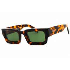 Off-White Men's Sunglasses - Havana Plastic Full Rim Rectangular Frame | LECCE 6055