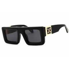 Off-White Women's Sunglasses - Black Plastic Full Rim Square Frame | LEONARDO 1007