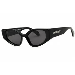 Off-White Women's Sunglasses - Black Plastic Full Rim Cat Eye Frame | MEMPHIS 007