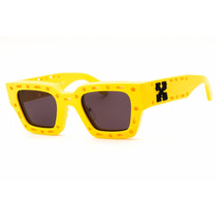 Off-White Women's Sunglasses - Yellow Plastic Full Rim Square Frame | MERCER 1807