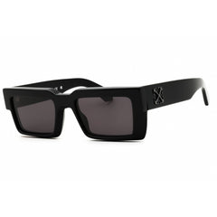 Off-White Unisex Sunglasses - Black Plastic Full Rim Rectangular Frame | MOBERLY 1007