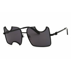Off-White Unisex Sunglasses - Black Metal Full Rim Geometric Frame | SALVADOR 1007
