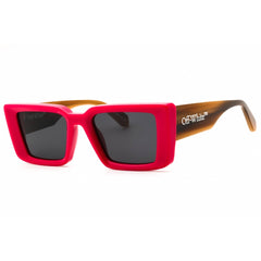 Off-White Women's Sunglasses - Cherry Plastic Full Rim Rectangular | SAVANNAH 3407