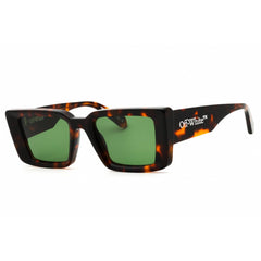 Off-White Women's Sunglasses - Havana Plastic Full Rim Rectangular | SAVANNAH 6055