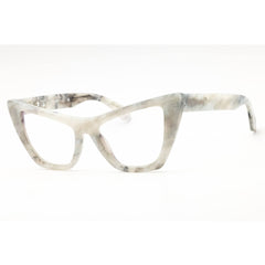 Off-White Women's Eyeglasses - Marble Plastic Full Rim Cat Eye Frame | STYLE 11 0800