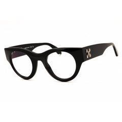 Off-White Women's Eyeglasses - Black Plastic Full Rim Cat Eye Frame | STYLE 13 1000