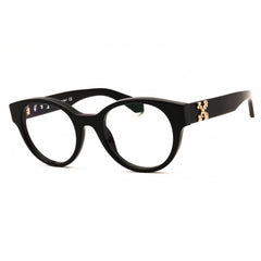 Off-White Unisex Eyeglasses - Black Plastic Full Rim Round Shape Frame | STYLE 2 1000