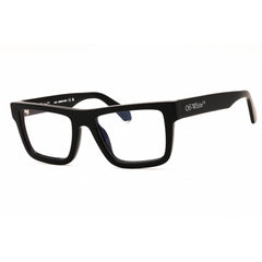 Off-White Men's Eyeglasses - Black Plastic Full Rim Square Frame | STYLE 25 11000