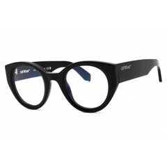 Off-White Unisex Eyeglasses - Black Plastic Full Rim Round Shape Frame | STYLE 41 1000