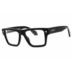 Off-White Unisex Eyeglasses - Black Plastic Full Rim Square Frame | STYLE 75 1000