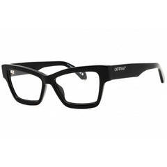 Off-White Women's Eyeglasses - Black Plastic Full Rim Cat Eye Frame | STYLE 77 1000