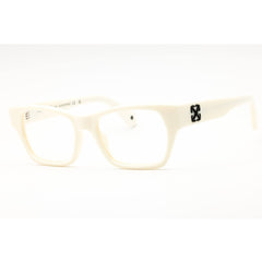 Off-White Women's Eyeglasses - White Plastic Full Rim Cat Eye Frame | STYLE 7E 0100