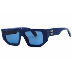 Off-White Unisex Sunglasses - Blue Plastic Rectangular Shape Frame | VANCOUVER 4545