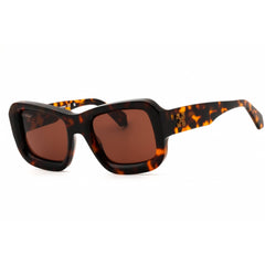 Off-White Women's Sunglasses - Havana Plastic Full Rim Cat Eye Frame | VERONA 6064