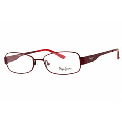 Pepe Jeans Unisex Eyeglasses - Red Metal Full Rim Rectangular Frame | PJ1115 TILLIE C4