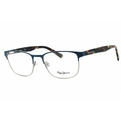 Pepe Jeans Unisex Eyeglasses - Blue Metal Rectangular Shape Frame | PJ1304 QUINCY C3